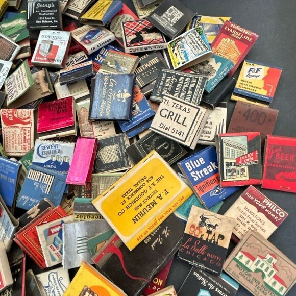 Vtg Match Book Lot of 25 *Random selection in each lot* Matchbook Advertising - Picture 5 of 9
